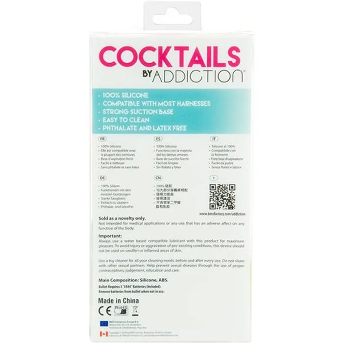 Addiction Dildos Addiction Cocktails Dildo Mint Mojito 55in 14cm