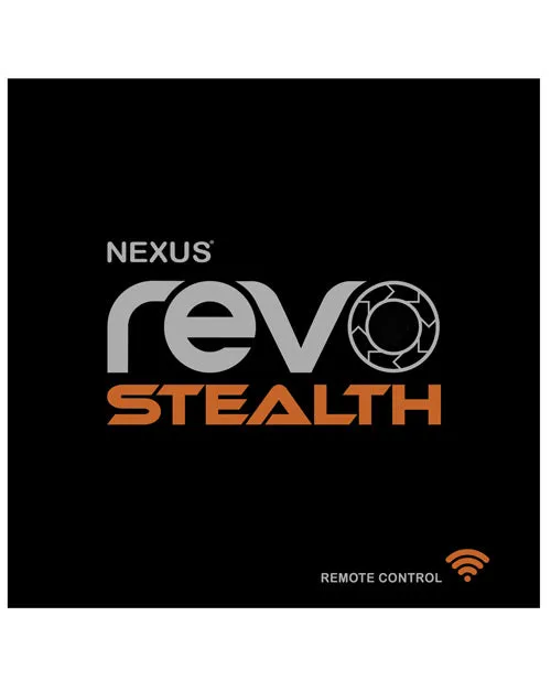 Anal Libertybelle Marketing Nexus Revo Stealth Remote Control Rotating Prostate Massager Black