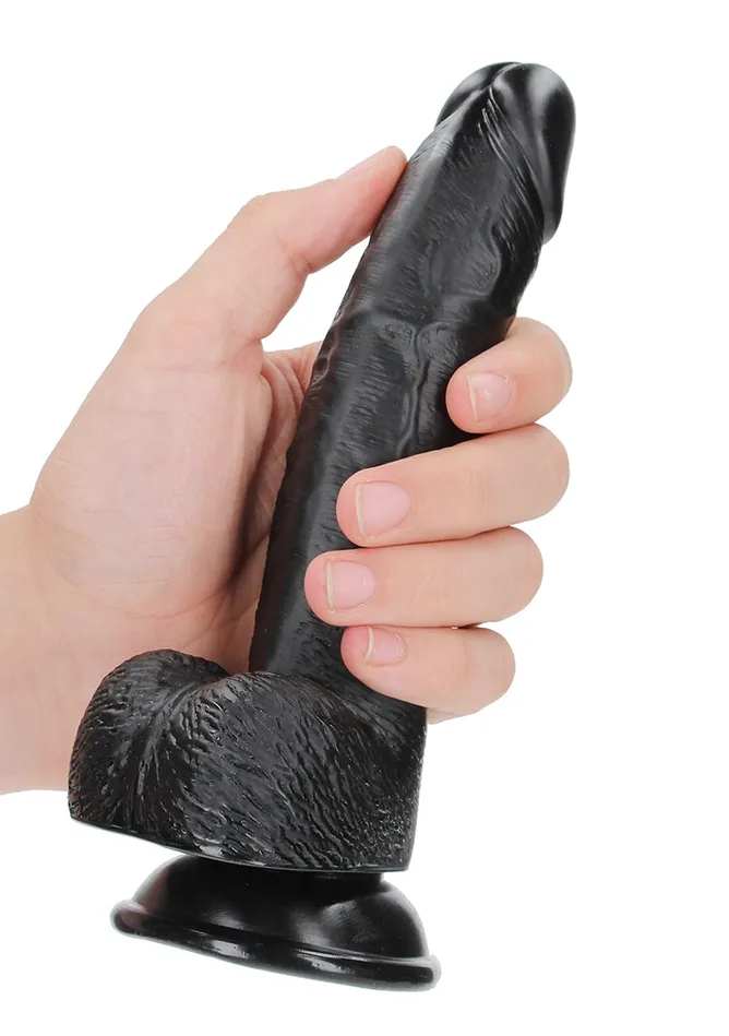 Dildos Shots America Curved Realistic Dildo Balls Suction Cup 7 18 Cm