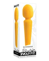 Evolved Novelties Evolved Sunshine Flexible Wand Vibrator Yellow Vibrators