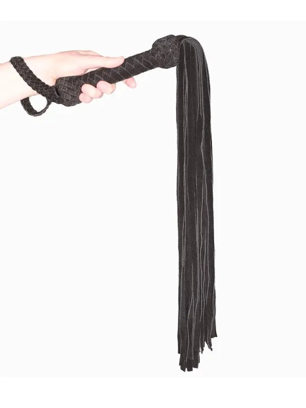 NNN Retail Ltd Restraints RED Leather Suede Flogger
