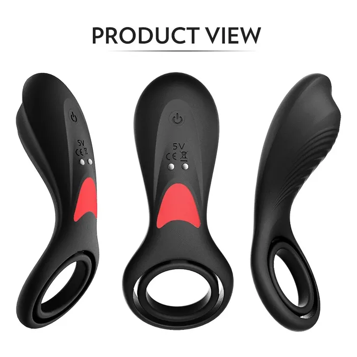 Couples EVEs SECRETS Vibrating Penis Ring with Clitoris Stimulation Function Sex Toys for Couples