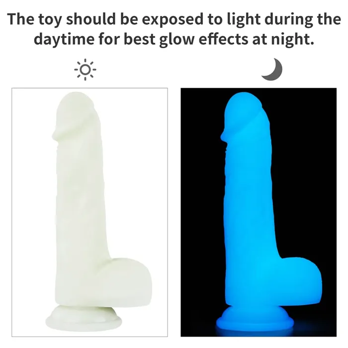 80 Glow in the Dark Silicone Dildo LOVETOY Dildos