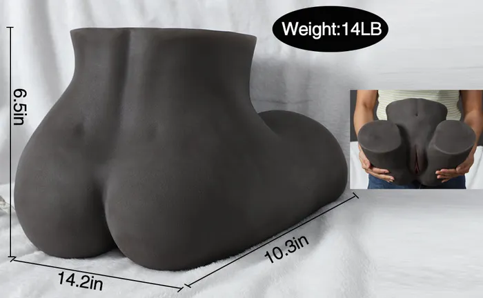 Amwama Male Sex Toys Sex Doll Male Masturbator Pocket Pussy for Men Black Amwama Male Sex Toys Sex Doll Male Masturbator Pocket Pussy for Men Black