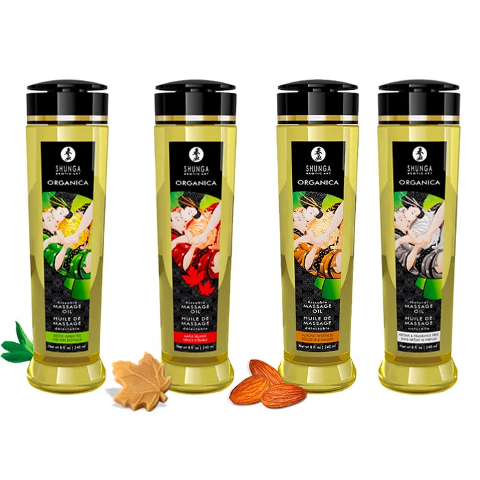 Shunga Couples Shunga New Erotic Organica Kissable Massage Oil 240 ml 8 fl oz Shunga Couples Shunga New Erotic Organica Kissable Massage Oil 240 ml 8 fl oz