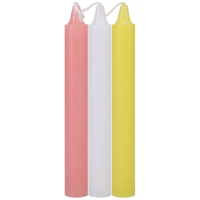Vibrators Doc Johnson Doc Johnson Japanese Drip Candles 3 Pack Multi Coloured Vibrators Doc Johnson Doc Johnson Japanese Drip Candles 3 Pack Multi Coloured