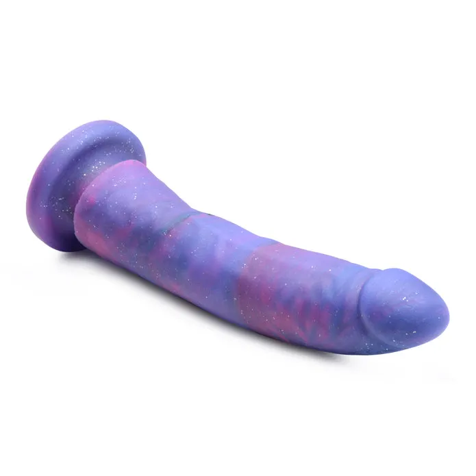 XR Brands Anal Magic Stick Glitter Silicone Dildo 8 Inch
