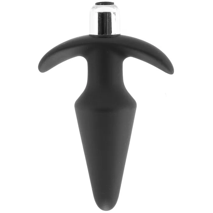 Anal Luxe Discover Vibrating Silicone Butt Plug in Black Blush Anal Luxe Discover Vibrating Silicone Butt Plug in Black Blush