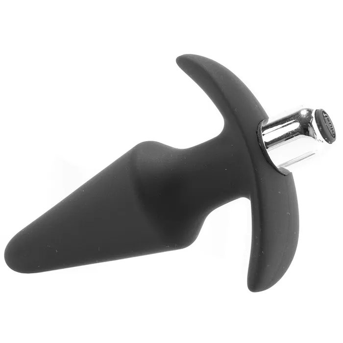 Anal Luxe Discover Vibrating Silicone Butt Plug in Black Blush Anal Luxe Discover Vibrating Silicone Butt Plug in Black Blush