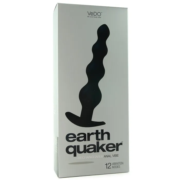 Anal VeDO Earth Quaker Rechargeable Anal Vibe in Black Anal VeDO Earth Quaker Rechargeable Anal Vibe in Black