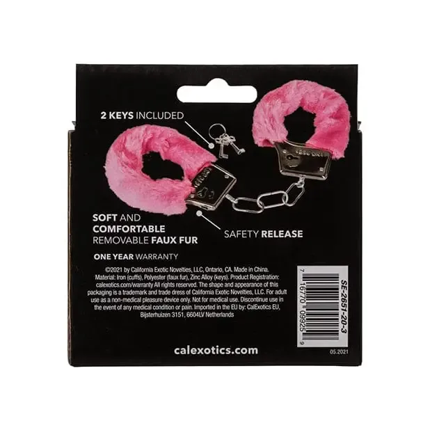CalExotics Couples Playful Furry Cuffs CalExotics Couples Playful Furry Cuffs