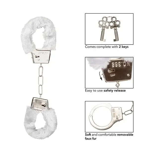 CalExotics Couples Playful Furry Cuffs CalExotics Couples Playful Furry Cuffs