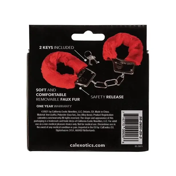 CalExotics Couples Playful Furry Cuffs CalExotics Couples Playful Furry Cuffs