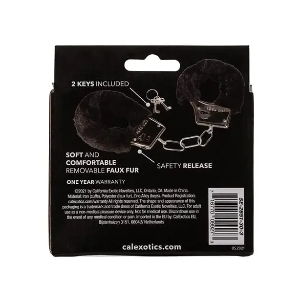 CalExotics Couples Playful Furry Cuffs CalExotics Couples Playful Furry Cuffs