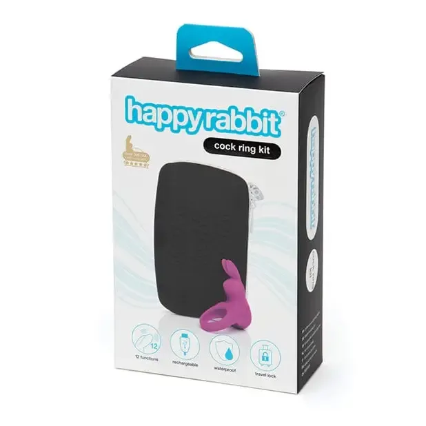 Couples Happy Rabbit Happy Rabbit Cock Ring Kit Purple