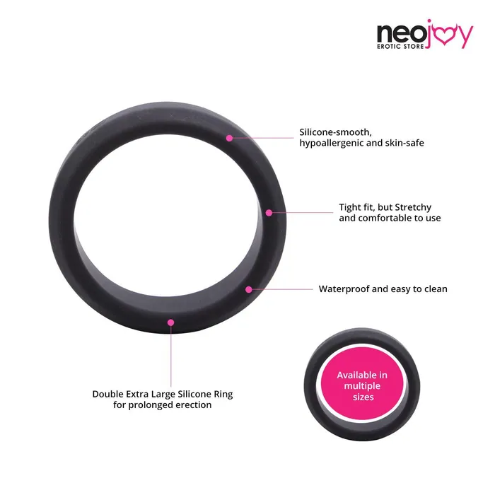 Couples Neojoy Neojoy SilpRing Premium Silicone Cock Ring to Enhance Sex Play Time