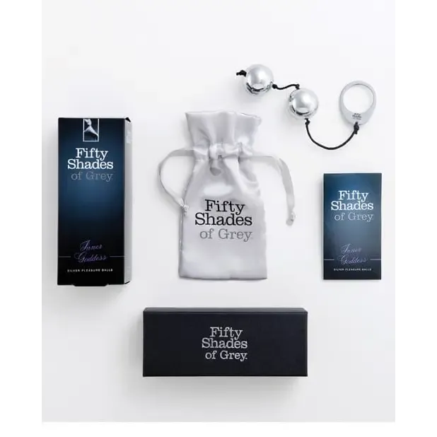 Fifty Shades Of Grey Inner Goddess Silver Metal Pleasure Balls Fifty Shades of Grey Vibrators Fifty Shades Of Grey Inner Goddess Silver Metal Pleasure Balls Fifty Shades of Grey Vibrators