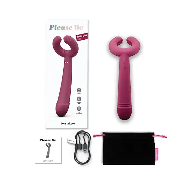 Love to Love Please Me MultiPlay Vibrator Plum Star Lovely Planet Vibrators Love to Love Please Me MultiPlay Vibrator Plum Star Lovely Planet Vibrators