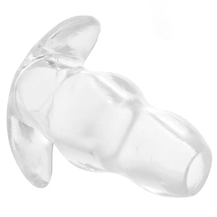 Male Sex Toys XR Brands Master Series Clear View Hollow Anal Plug in S Male Sex Toys XR Brands Master Series Clear View Hollow Anal Plug in S