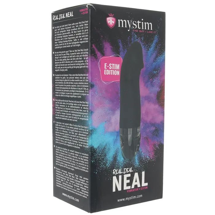mystim Vibrators Real Deal Neal Silicone EStim Vibe and Kegel Trainer