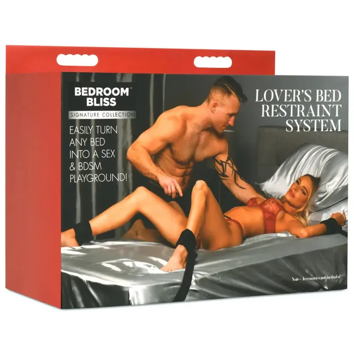 Vibrators XR Brands Lovers Bed Restraint System