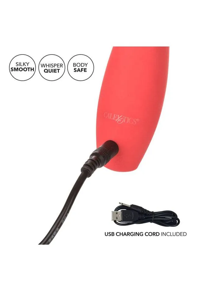 Cal Exotics Red Hot Flare Vibrator Red Cal Exotics Vibrators