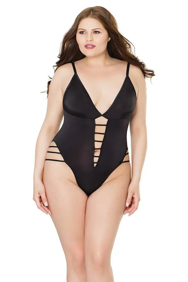 Coquette 2493X Teddy OSXL Black Coquette Anal