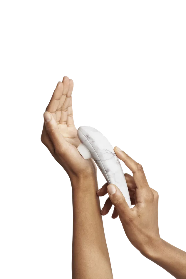 Female Sex Toys Womanizer Marilyn Monroe x Womanizer Classic 2 Clitoral Stimulator Marble White Womanizer