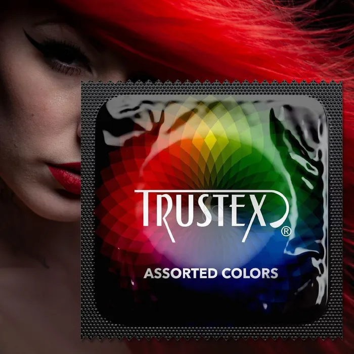 Trustex Vibrators Trustex Assorted Colors Lubricated Condoms
