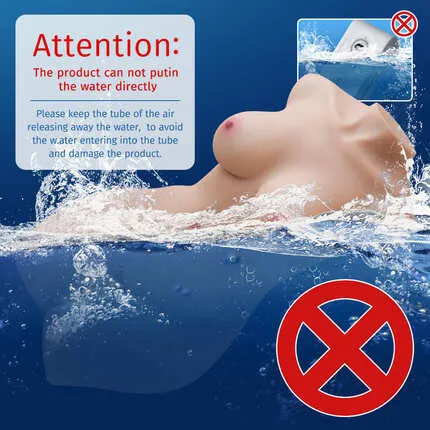 Acmejoy Isabella 3527lbs Electric Huge Sex Torso 5 Vibration And 3 Suction Modes Dual Channel Realistic Doll Male Sex Toys