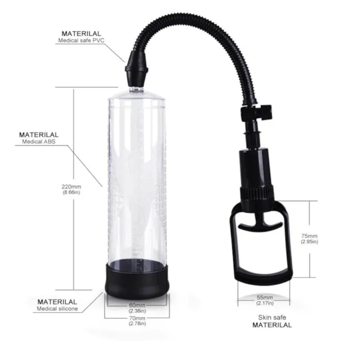 Lovegasm Male Sex Toys Bigger Erections Vibrating Penis Enlarger Extender Vacuum Pump