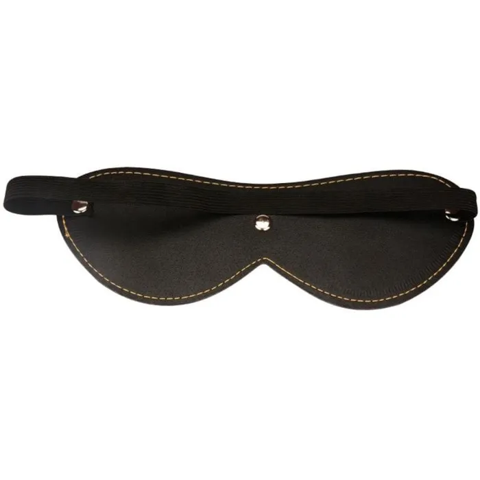 Lovegasm Restraints Black Leather Sex Blindfold