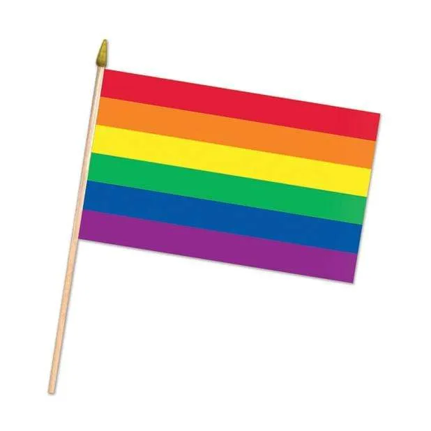 Beistle Rainbow Pride Party Fabric Flag Multi Colour Beistle Vibrators