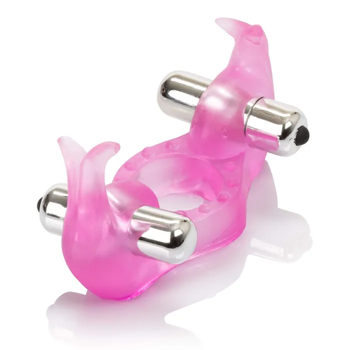 California Exotics Triple Orgasm Enhancer Vibrating Cock Ring Pink California Exotics Couples