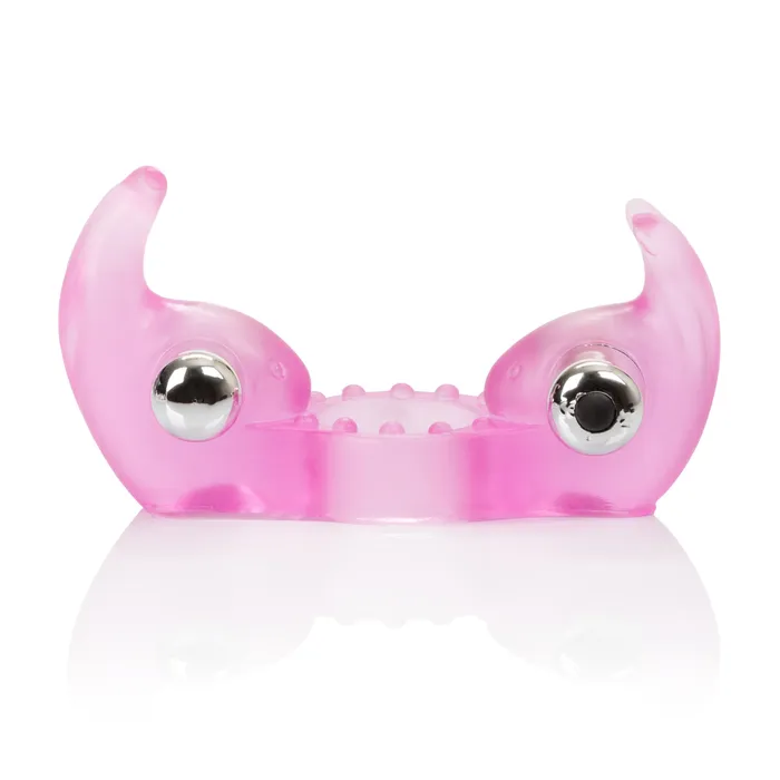California Exotics Triple Orgasm Enhancer Vibrating Cock Ring Pink California Exotics Couples