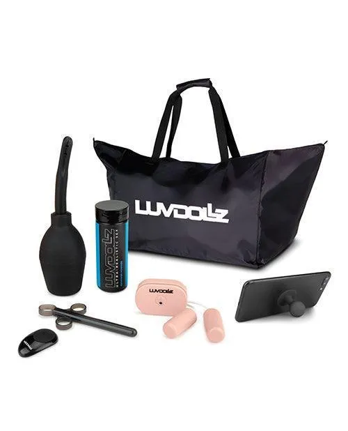 Electric Eel INC Luvdolz Remote Control Rechargeable Pussy Ass Wdouche Ivory Male Sex Toys