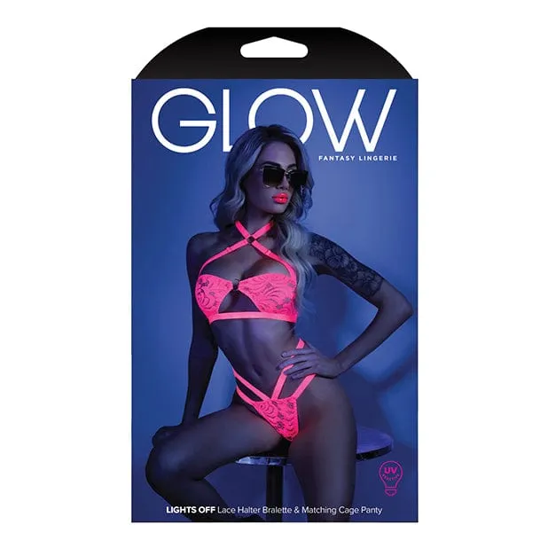 Fantasy Lingerie Male Sex Toys Fantasy Lingerie Glow Light Lights Off Lace Halter Bandeau Bralette with Cage Panty Lingerie Set Fantasy Lingerie Male Sex Toys Fantasy Lingerie Glow Light Lights Off Lace Halter Bandeau Bralette with Cage Panty Lingerie Set