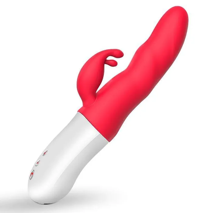 MyToys MyBunny Rechargeable Thrusting Rabbit Vibrator Red MyToys Vibrators