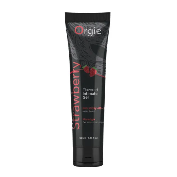 Orgie Lube Tube Strawberry Javtoys Vibrators