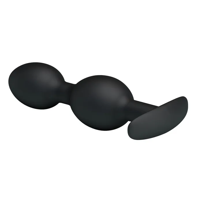 Pretty Love Anal Pretty Love Heavy Balls Silicone Butt Plug Black