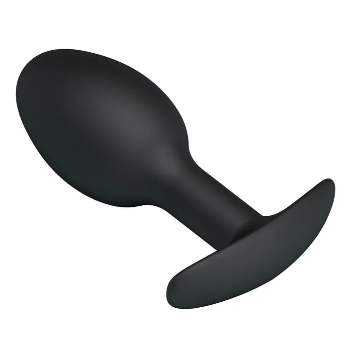 Pretty Love Anal Pretty Love Heavy Balls Silicone Butt Plug Black