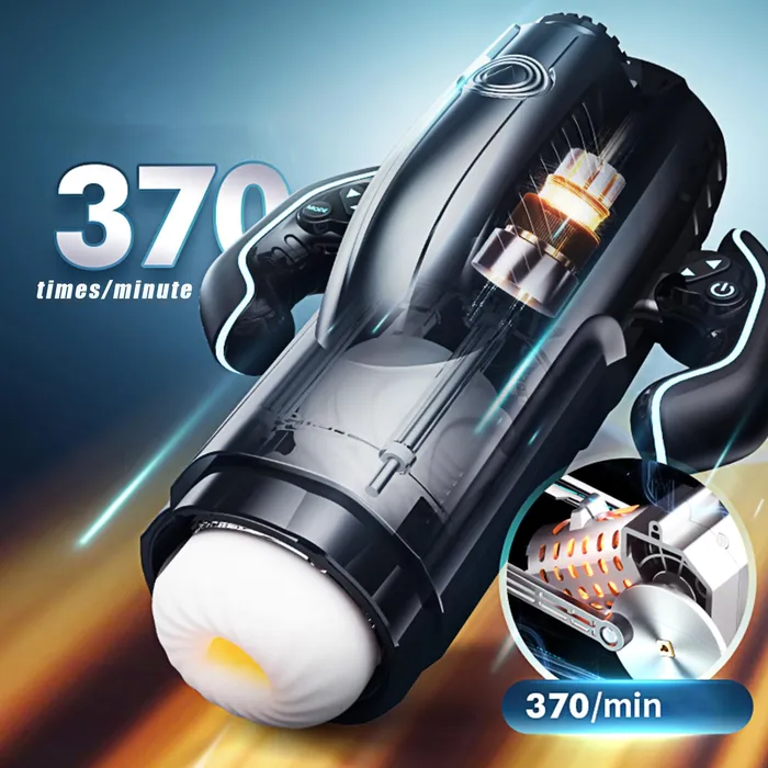 propinkup Male Sex Toys Handheld Stroker 10 Sucking Thrusting 5 Speeds Automatical Heating Masturbator