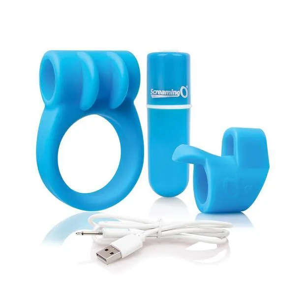 TheScreamingO Couples TheScreamingO Charged CombO Rechargeable Better Sex Starter Kit