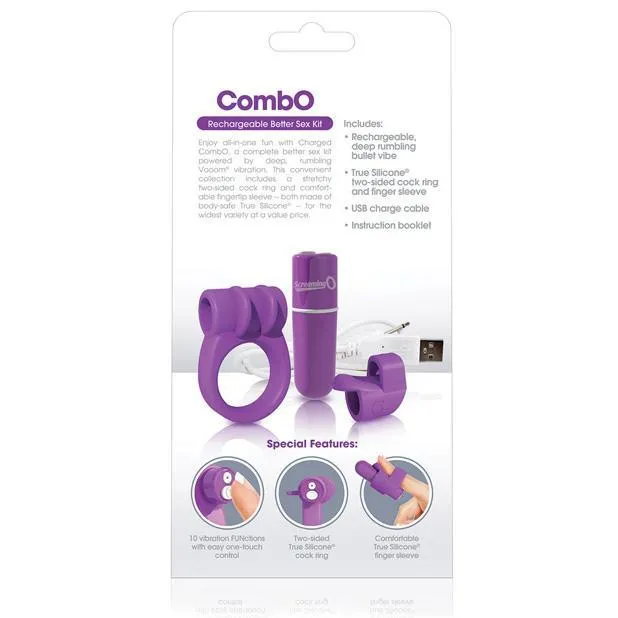 TheScreamingO Couples TheScreamingO Charged CombO Rechargeable Better Sex Starter Kit