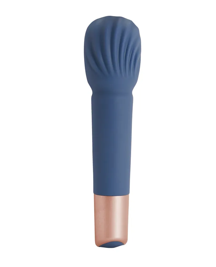 Vibrators Beacon Wellness Brands INC Deia the Wand wRecharging Base Navy