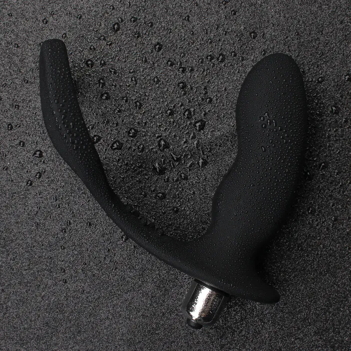 YOSPOSS Male Sex Toys Anal Plug Bullet Vibrator Prostate Massager With Elastic Penis Ring
